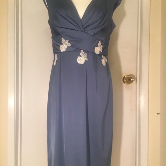 Light blue Donna Ricco Dress - Picture 3 of 4